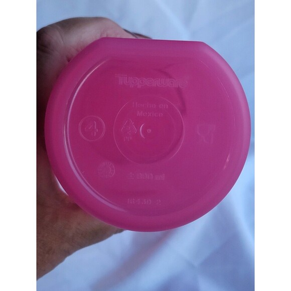 TUPPERWARE New MODULAR MATES 2 PIECES ROUND Containers PINK - Picture 5 of 6